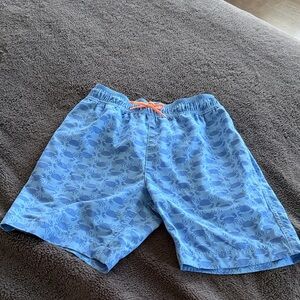 Blue Crab Print JCrew Swim Shorts
